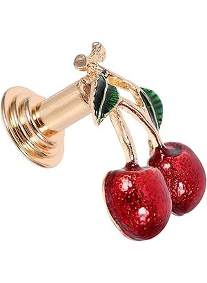 Red Zinc Alloy Cabinet Handle 4mm Single Hole Drawer Pull for Kitchen Dresser Furniture - Image 1