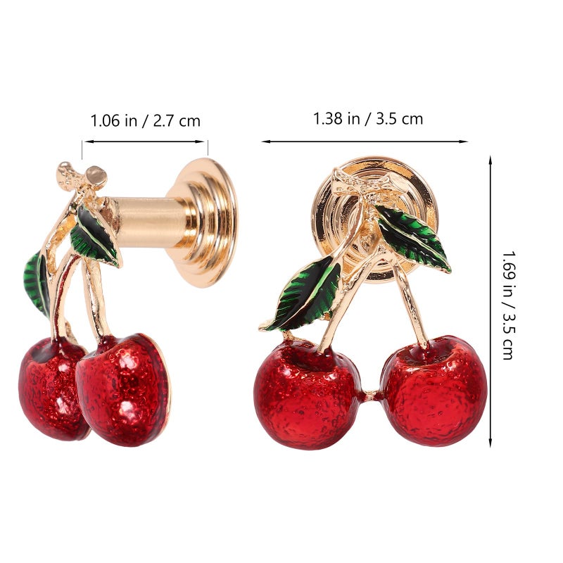 Red Zinc Alloy Cabinet Handle 4mm Single Hole Drawer Pull for Kitchen Dresser Furniture - Image 3
