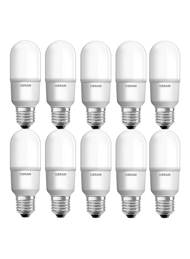 OSRAM 10-Piece E27 Value Stick 12W 4000k Led Bulb Cool White - Image 1