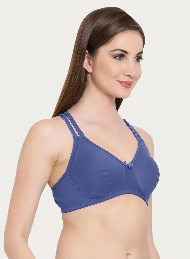 Clovia Cotton Non-Padded Non-Wired Full Coverage Multiway T-Shirt Bra