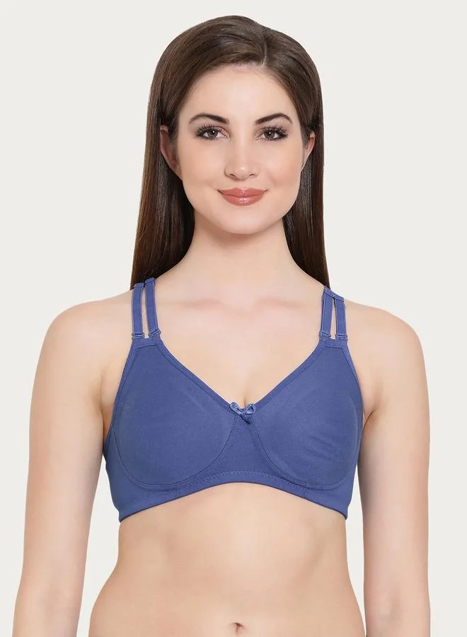 Clovia Cotton Non-Padded Non-Wired Full Coverage Multiway T-Shirt Bra