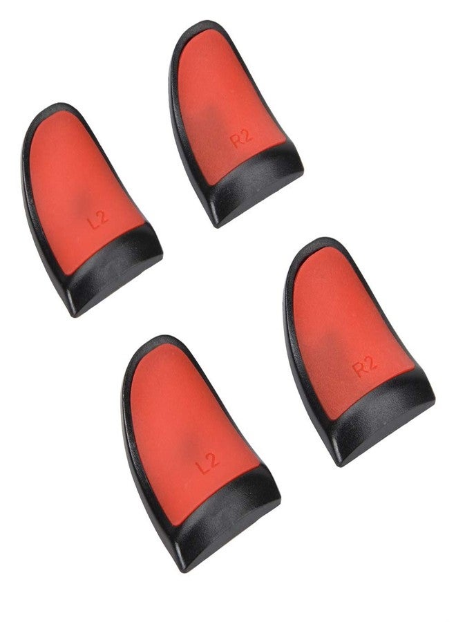 Pomya L2 R2 Extended Grips for Controller, Soft Touch Extension, Red, Easy Install - Image 1