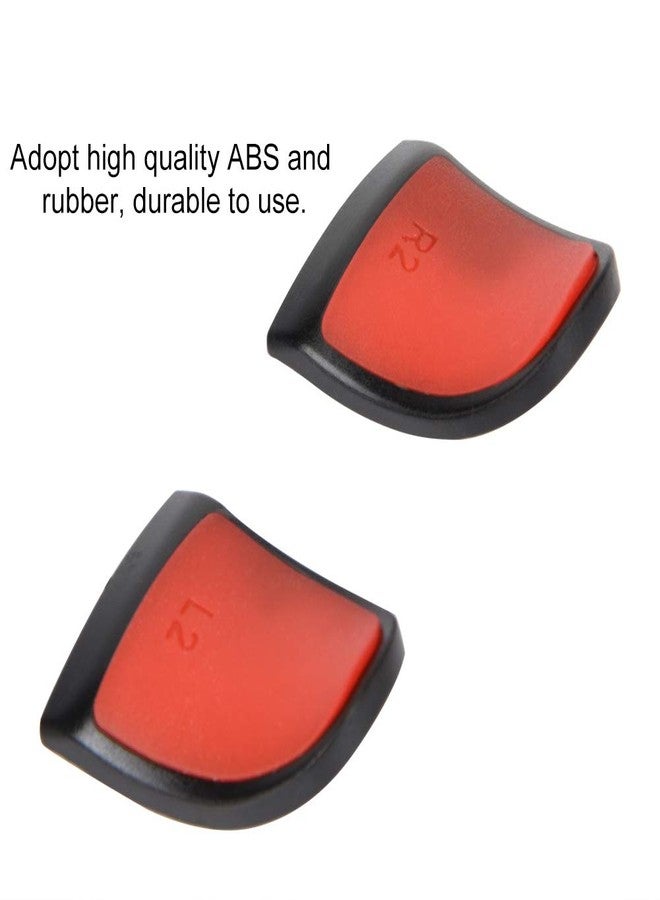 Pomya L2 R2 Extended Grips for Controller, Soft Touch Extension, Red, Easy Install - Image 2