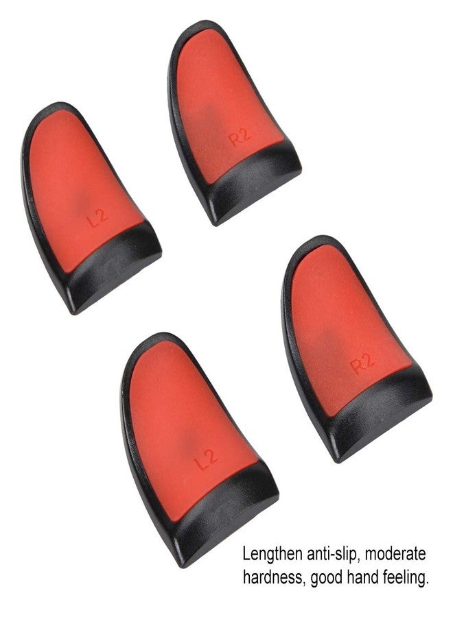 Pomya L2 R2 Extended Grips for Controller, Soft Touch Extension, Red, Easy Install - Image 5