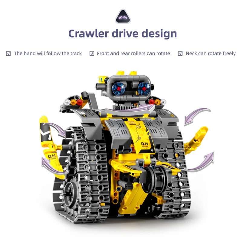 Creative APP Programming 3 in 1 Robot STEM Building Block Set Children Puzzle Remote Control Building Block Toys Kids DIY Toy - Image 2