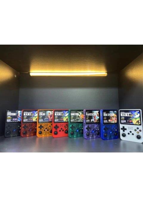 R36S Open Source Handheld Game Machine Portable Retro Arcade 20000 Built-in Nostalgic Game Handheld-Product Color:Black Black-Model:R36S【128GB】
