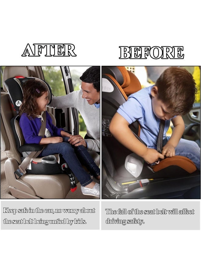 MISSEIAR Car Seatbelt Buckle Guard, Child Seat Belt Lock Seatbelt Buckle Cover Seat Belt Lock Cover, Buckle Guard for Kids/Special Needs, 2-Pack Fit Most Car (Expect Truck) - Image 3