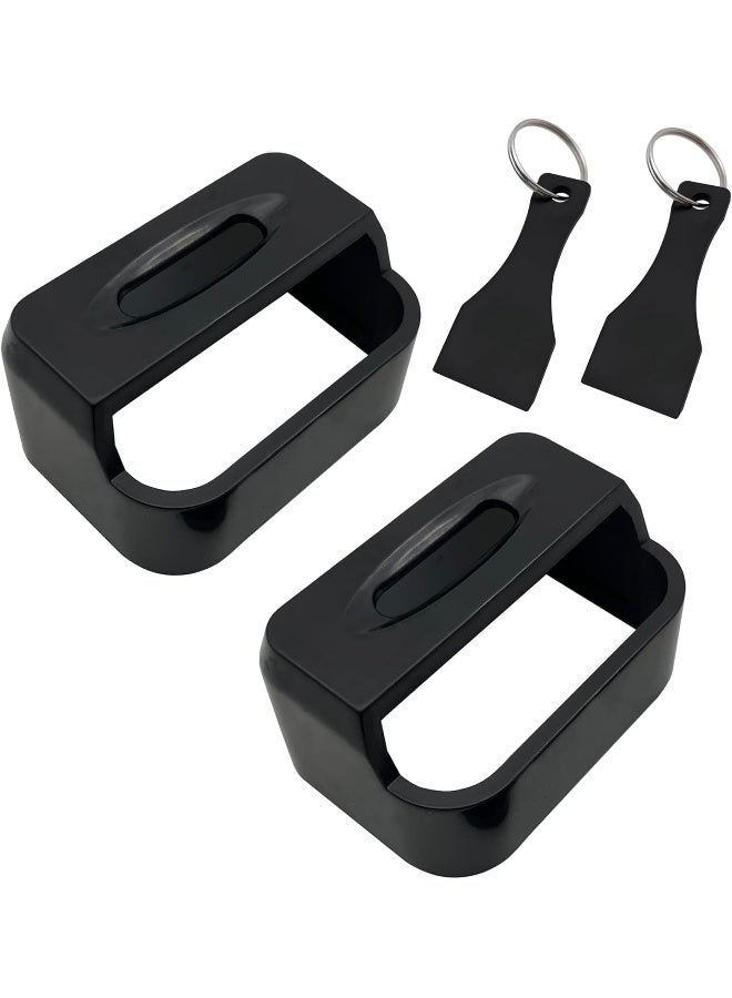 MISSEIAR Car Seatbelt Buckle Guard, Child Seat Belt Lock Seatbelt Buckle Cover Seat Belt Lock Cover, Buckle Guard for Kids/Special Needs, 2-Pack Fit Most Car (Expect Truck) - Image 1