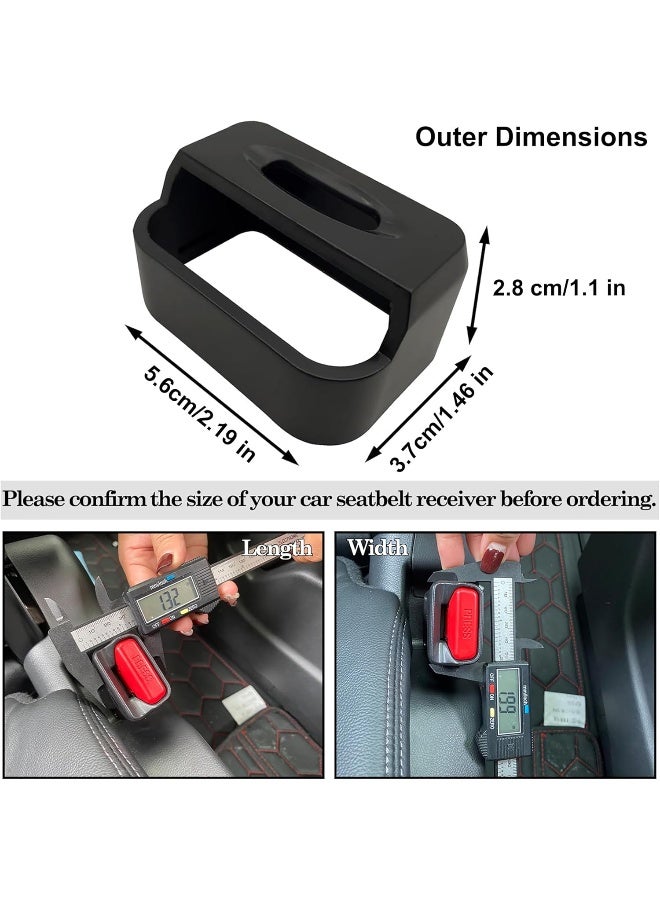 MISSEIAR Car Seatbelt Buckle Guard, Child Seat Belt Lock Seatbelt Buckle Cover Seat Belt Lock Cover, Buckle Guard for Kids/Special Needs, 2-Pack Fit Most Car (Expect Truck) - Image 2