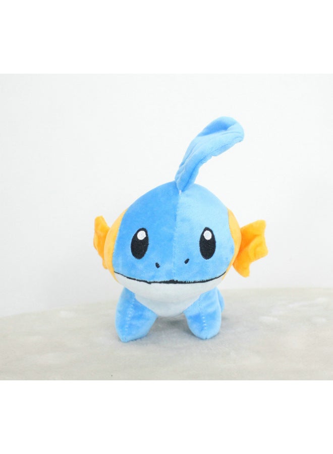 7-8 Inch Pet Elf Cute Frog Lotus Leaf Mary Sea Lion Ball Puffy Fatty Six Tail Water Leaping Fish Toy/plush Doll-Color:Light Green-Height:25-30CM  - Image 2