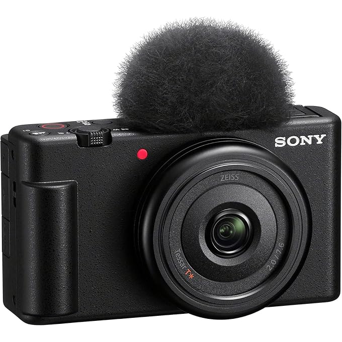 Sony ZV-1F Vlog Camera | Official USA Partner Model | 4K Video 20.1MP for Content Creators and Vloggers Bundle with CPS 2 YR Extended Protection Pack + Deco Gear Case + 128GB Memory Card & More - Image 2