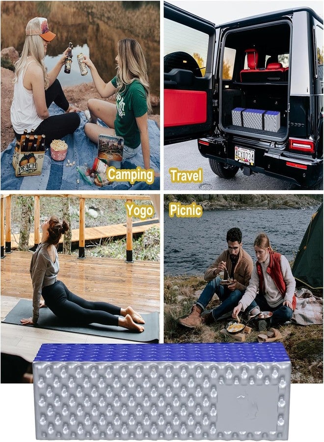 Yorten Outdoor Camping Sleeping Mat R-Value 2.1 Ultralight Waterproof Folding Mat,Portable Sitting Pad for Hiking and Camping - Image 2