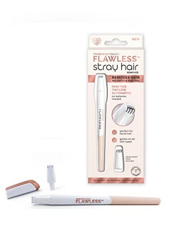 finishing touch Flawless Stray Hair Remover Precise Microblade Hair Removal Tool Designed To Painlessly Cut Stray Hairs From Chin And Lips To Fingers And Toes For All Skin Types  - Image 1
