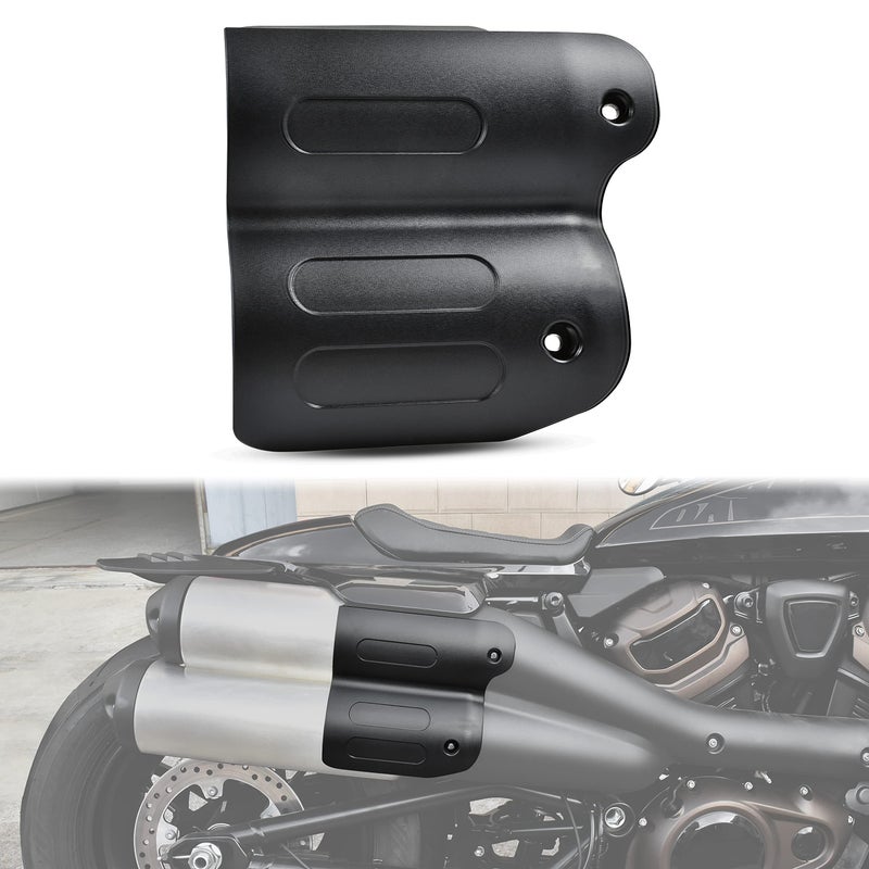 VEISUTOR Rear Passenger Heat Shield Cover for Harley Sportster S 1250 Black Exhaust Pipe Heat Insulation Cover for Harley Sportster S 1250 RH1250S 20212024 AccessoriesNew Upgrade - Image 2
