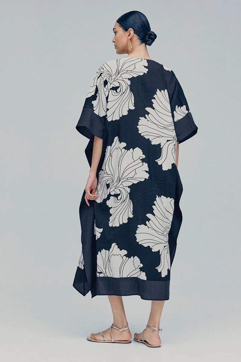 H&M Satin kaftan dress