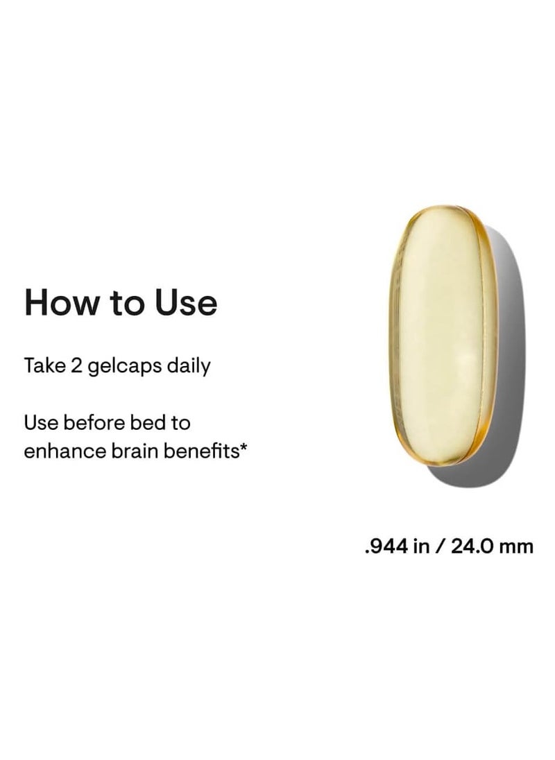 Thorne - Advanced DHA - 650 mg DHA and 200 mg EPA Dietary Supplements - 60 Gelcaps - Image 1