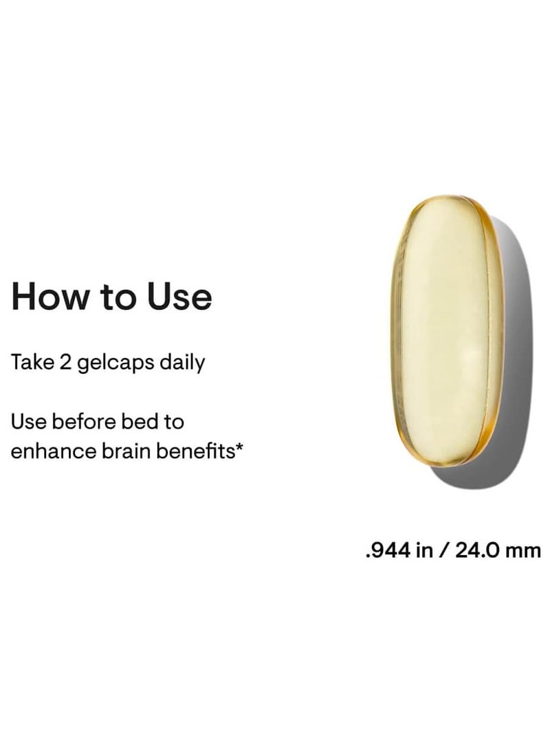 Thorne - Advanced DHA - 650 mg DHA and 200 mg EPA Dietary Supplements - 60 Gelcaps - Image 1