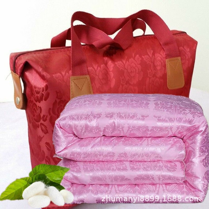 Quilts, Home Textiles, Gift Quilts, Summer Cooling Quilts, Quilts, Winter Quilts, Company Event Gift Box Silk Quilts - Image 4