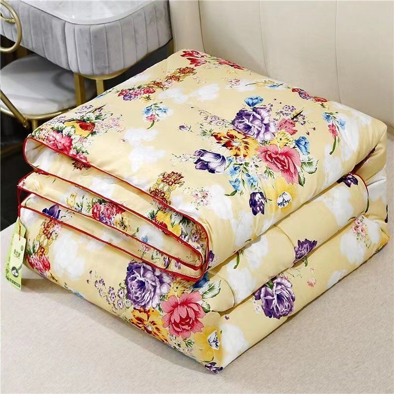 Quilts, Home Textiles, Gift Quilts, Summer Cooling Quilts, Quilts, Winter Quilts, Company Event Gift Box Silk Quilts - Image 1