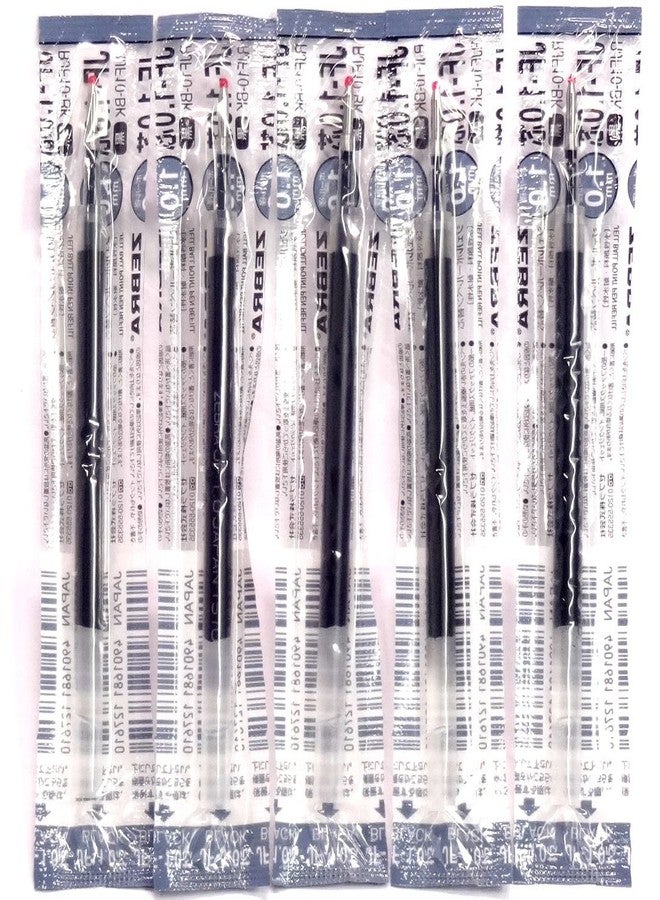 Zebra Technologies Zebra 1.0mm Black Ink Refill (JF-1.0), for Zebra Sarasa Clip 1.0 Gel Ballpoint Pen(JJE15-BK), × 5 Pack/total 5 pcs (Japan Import) [Komainu-Dou Original Package] - Image 2