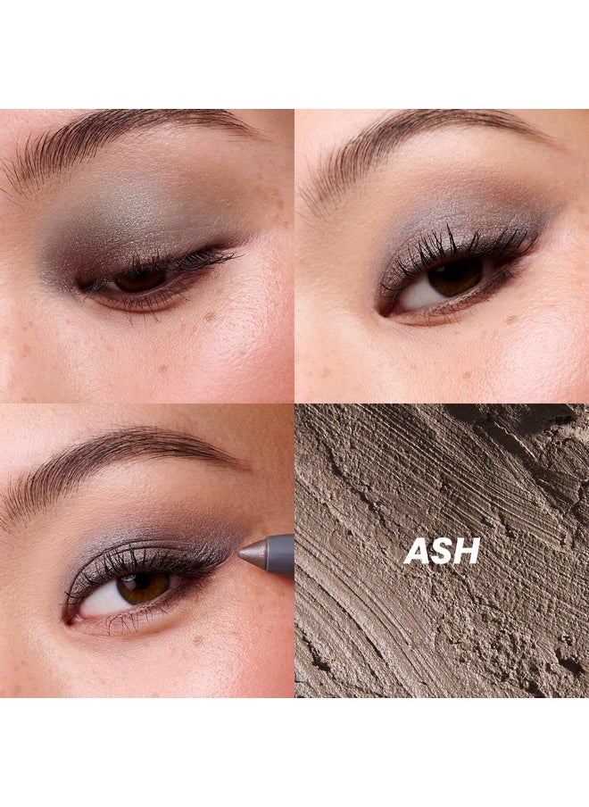 Wonderskin - Wonderskin IYKYK Eyeshadow Stick - Longwear Eye Shadow Sticks, Budge-Proof and Waterproof Shimmer Eyeshadow Stick with Built-in Sharpener (Ash) - Image 1