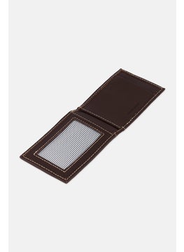 Timberland Men Brand Logo Flip Clip Wallet 10 L x 7 H x 1 W cm, Dark Brown  - Image 3