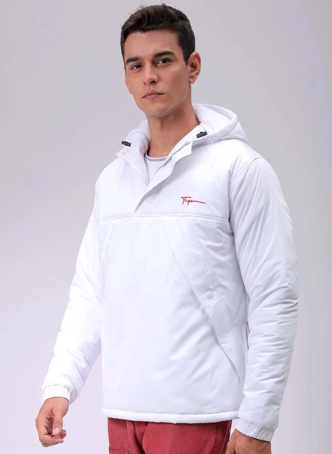 شركة المرآب الهندية Men Slim Fit Solid Puffer Jackets