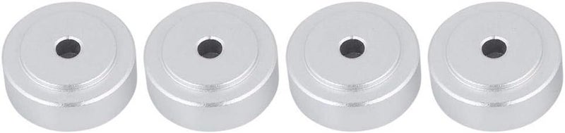 Wendry Aluminum Alloy Anti Vibration Amplifier Feet, 4PCS Speakers Stand Feet Shock Absorber Amplifier Pads Feet (20 * 8mm)(Silver) - Image 1