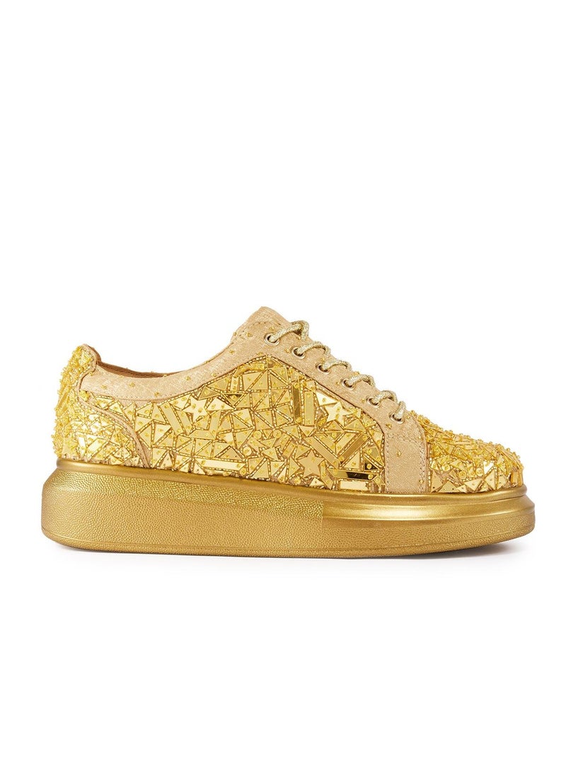 Anaar Anaar Terrazzo Classic Sneakers, Womens Festive, Special Occasion and Partywear Premium Shoes  - Image 2
