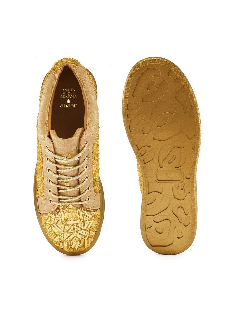 Anaar Anaar Terrazzo Classic Sneakers, Womens Festive, Special Occasion and Partywear Premium Shoes  - Image 4