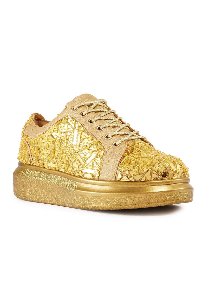 Anaar Anaar Terrazzo Classic Sneakers, Womens Festive, Special Occasion and Partywear Premium Shoes  - Image 1