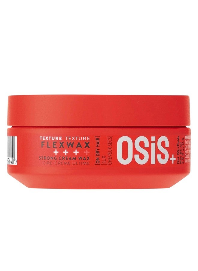 Osis+ OSiS+ Flexwax - Ultra Strong Cream Wax, 2.8 oz - Long-lasting Hold for Creative Hair Styling - Moldable Texturizing Product for Wild Hair Styling and Shine - Washes Out Easily  - Image 1