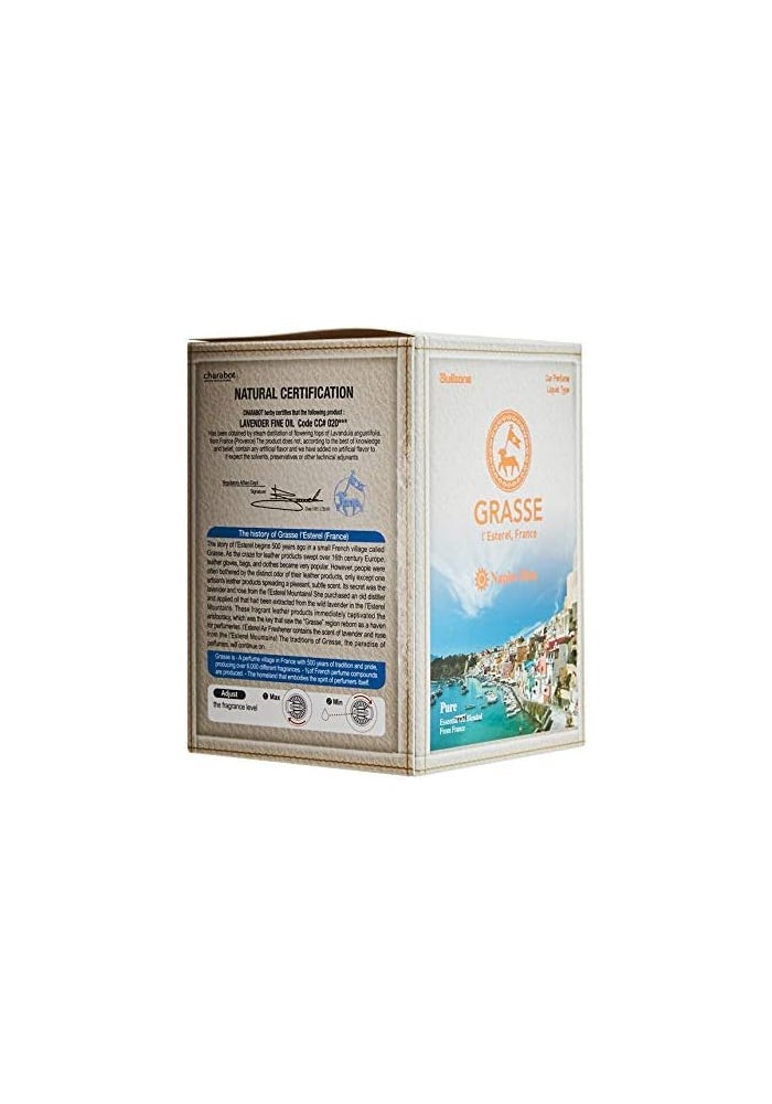 Bullsone معطر هواء السيارات الطبيعي Bullsone Grasse Lesterel عطر سيارات فاخر رائحة نابولي الزرقاء 2 عبوة - Image 3