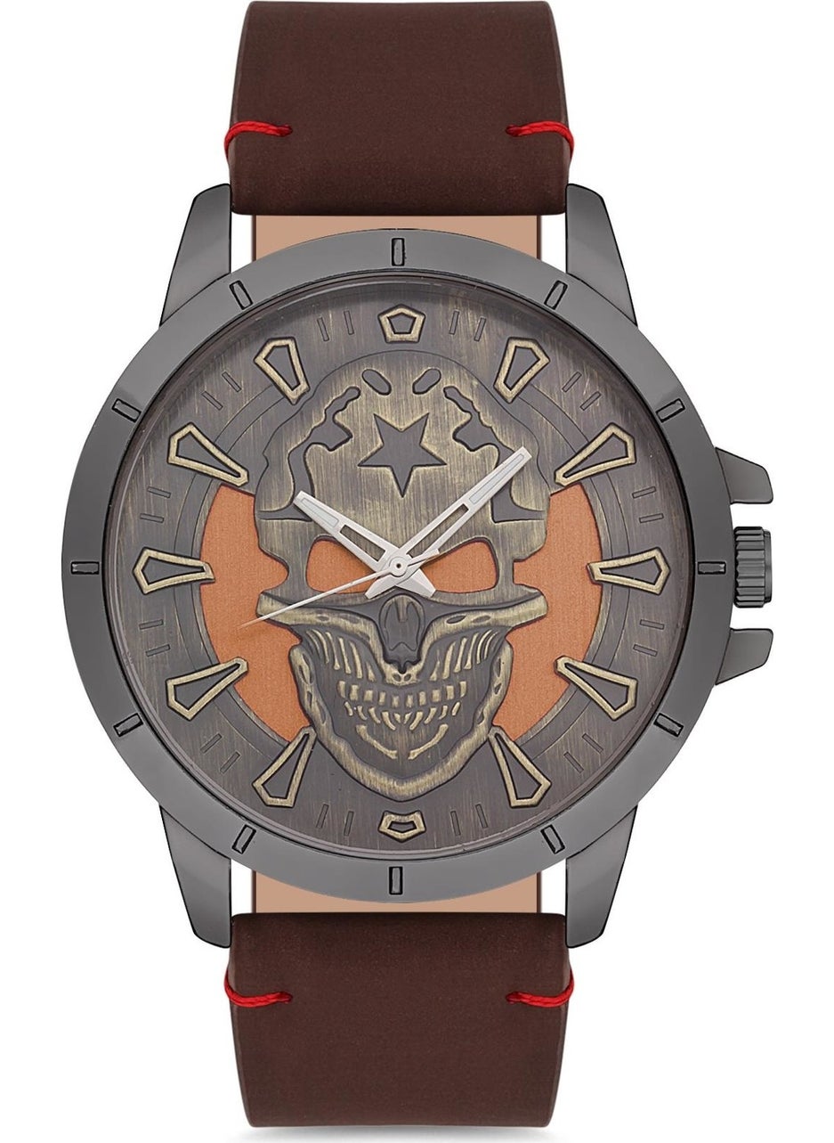 Polo Rucci 2204 Skeleton Patterned Strap Men's Wristwatch 