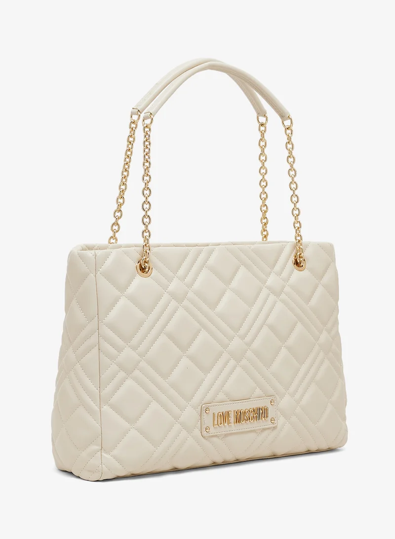 Love Moschino Top handle logo shopper