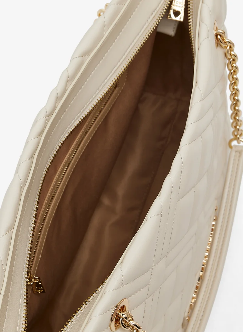 Love Moschino Top handle logo shopper