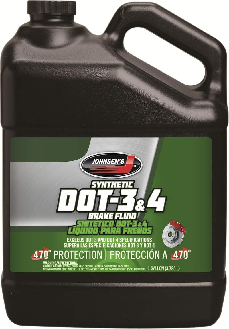 Johnsen's Premium Synthetic DOT-4 Brake Fluid - 1 Gallon