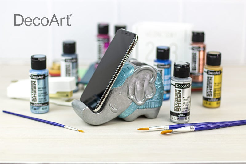 DecoArt ديكو آرت 2 أونصة، طلاء نحاسي عتيق بلمعان شديد، 2 فل أونصة (عبوة من 1) - Image 5