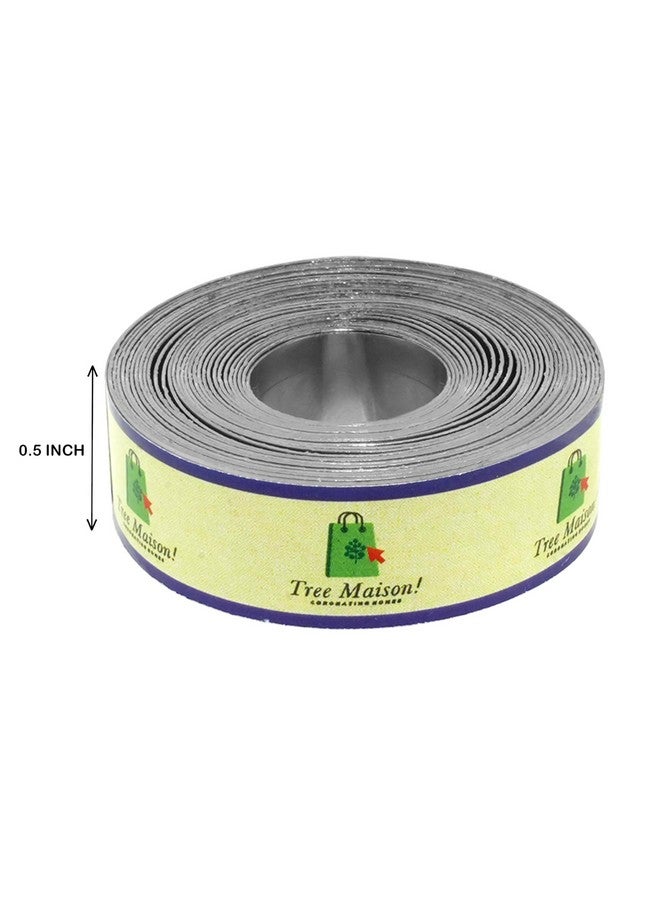 TREEMAISON - Vastu Stainless Steel Strip | Width- 0.5 Inch | Gauge- 0.3Mm | Length- 8 Feet Approx | Zone Balancing |Toilet Correction | Main Entrance | Strip Remedy | Pack Of 1 - Image 1