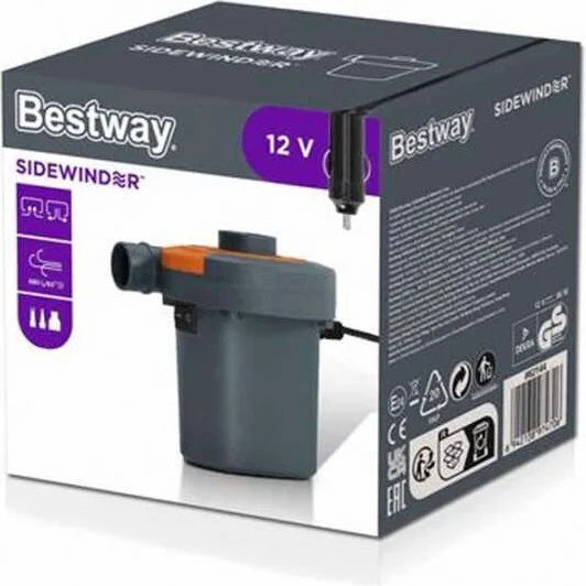 Bestway 62144 Sidewinder Dc 12V Vehicle Cigarette Lighter Pump Standard-Standard