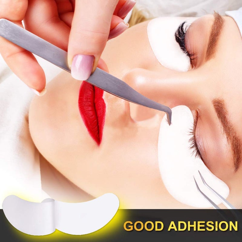 Akissos Hydrogel Eye Patch Eyelash Extension Supplies - Akissos 100 PCS Lash Extension Supplies Lift Tint Under Eye Pads Undereye Gel Patches Lint Free Professional Individual DIY Beauty Tool - 3nd Gen - Image 4