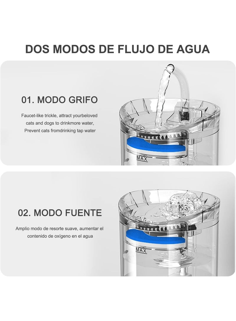 Transparent Cat Water Fountain – Smart Automatic Drinking Dispenser with Ultra-Quiet Pump - Image 3