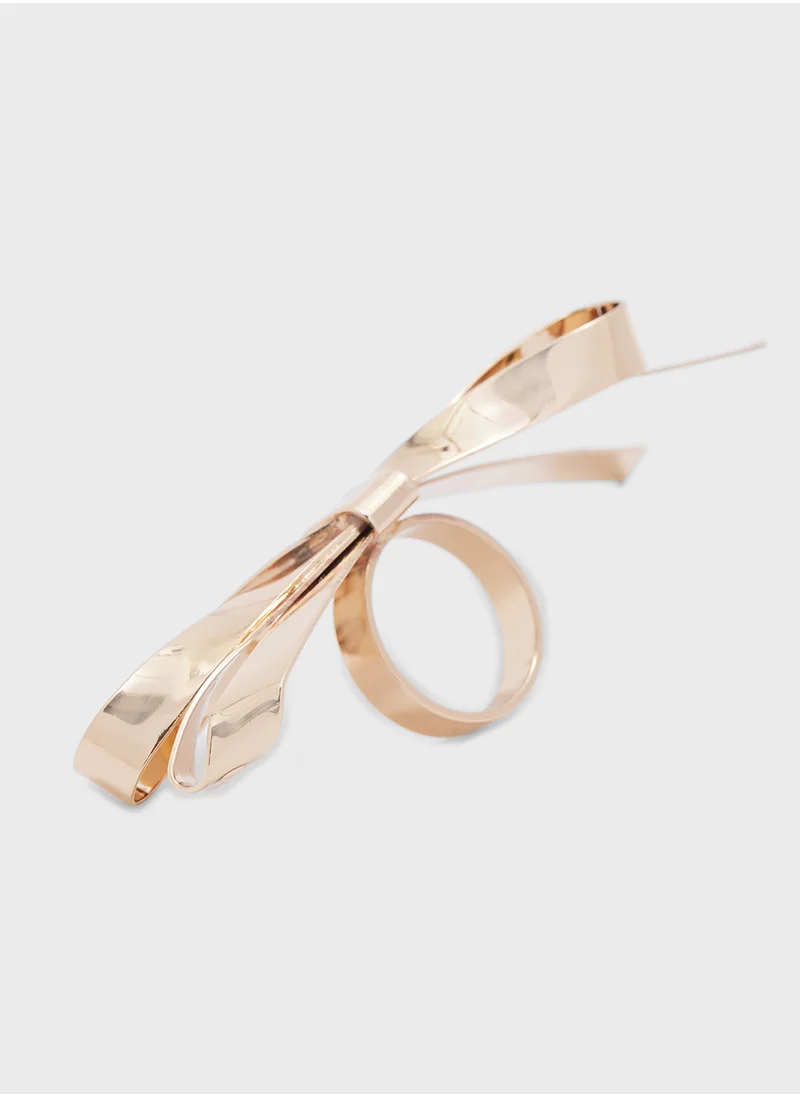 Ginger Oversized Bow Ring