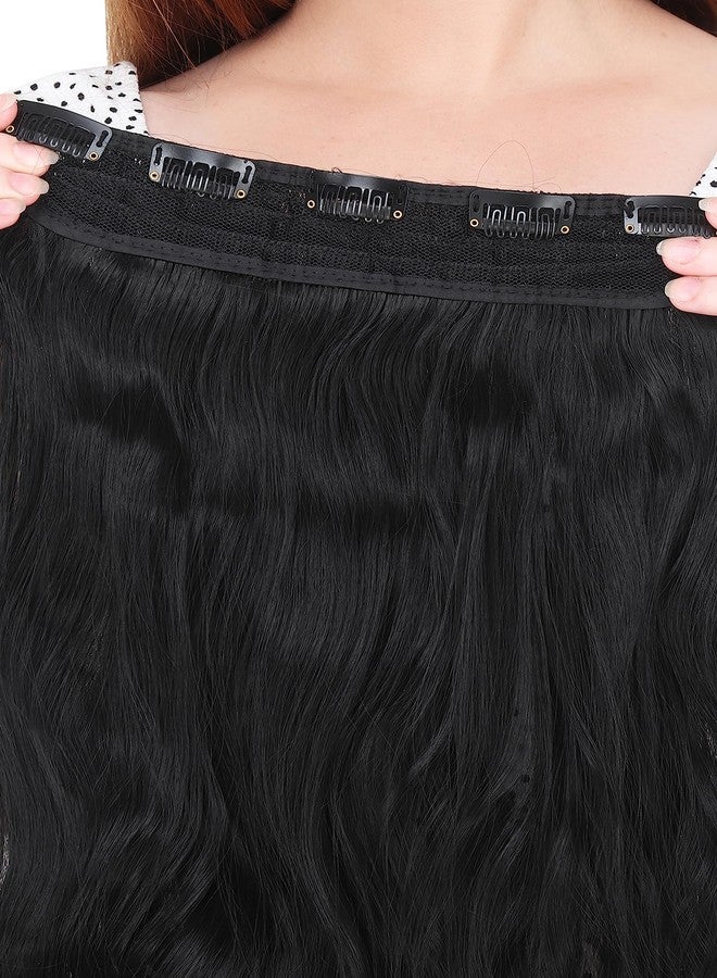 BeatStock Curly, Wavy Black Hair Extension For Womens or Girls in Synthetic fibre, 22 inch - Image 5