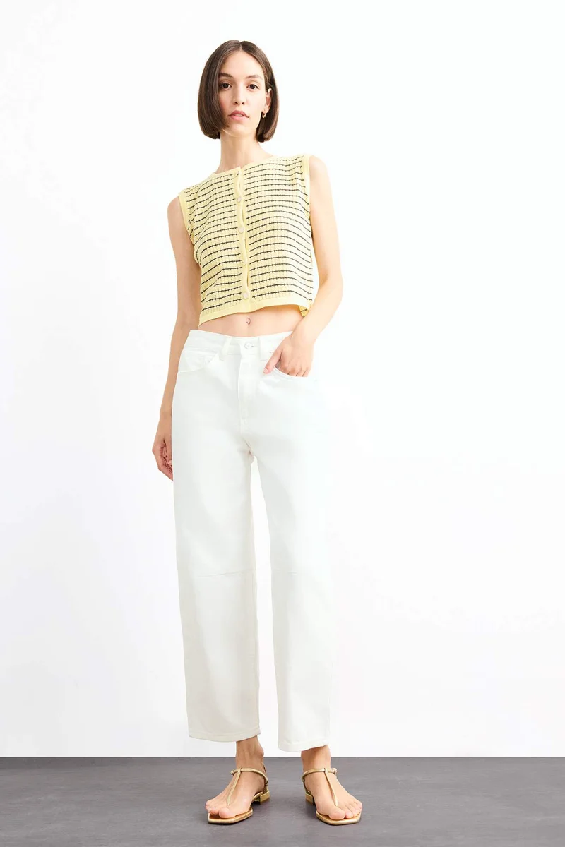 ديفاكتو Crew Neck Knitwear Vest