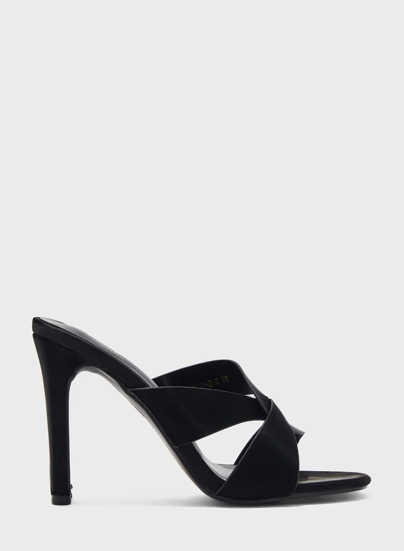 Ginger Twisted Front Mule Sandal