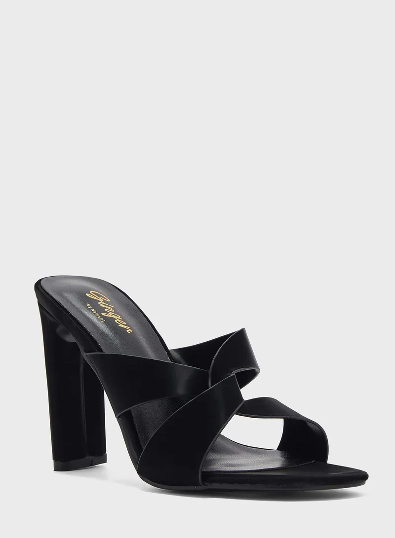 Ginger Twisted Front Mule Sandal