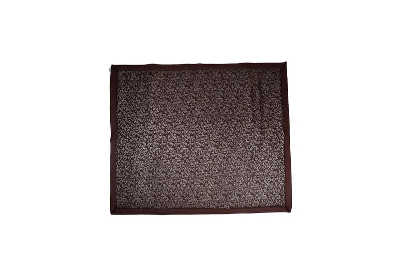 KALA DARSHAN CRAFTS BAZAAR KALA DARSHAN CRAFTS BAZAAR Foldable korai Grass Chatai 152 X 182 CM with 15MM Thickness Hand Made Brown Butter Satin  - Image 5
