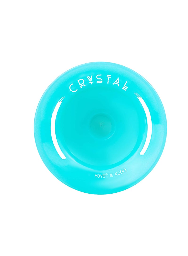 SYOSI K2 Responsive Plastic FingerspinYoyo for Kids Beginners Yoyo with Yoyo Glove Yoyo Bag 5 Yoyo Strings-Lake Blue - Image 3