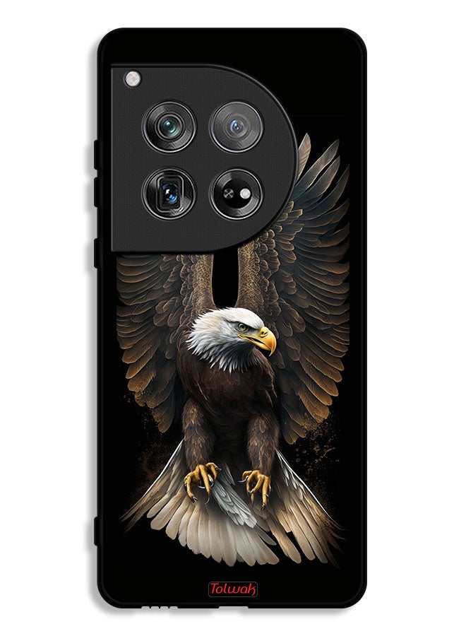 Tolwak OnePlus 12 Protective Case Cover Eagle Spread Wings - Image 1